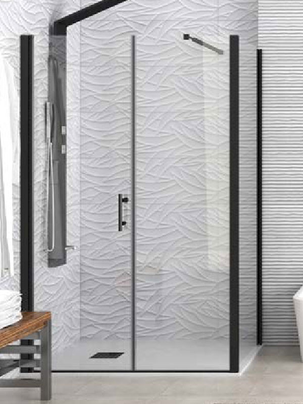 Karag S 5 Alto & S-10P Black Καμπίνα Ασύμμετρης Ντουζιέρας