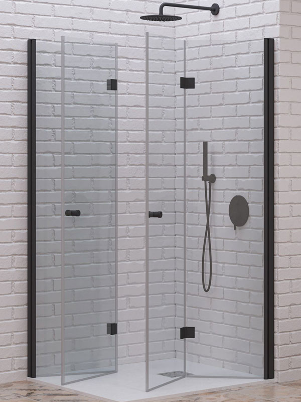 Karag S 7 Black Καμπίνα Tετράγωνης Nτουζιέρας