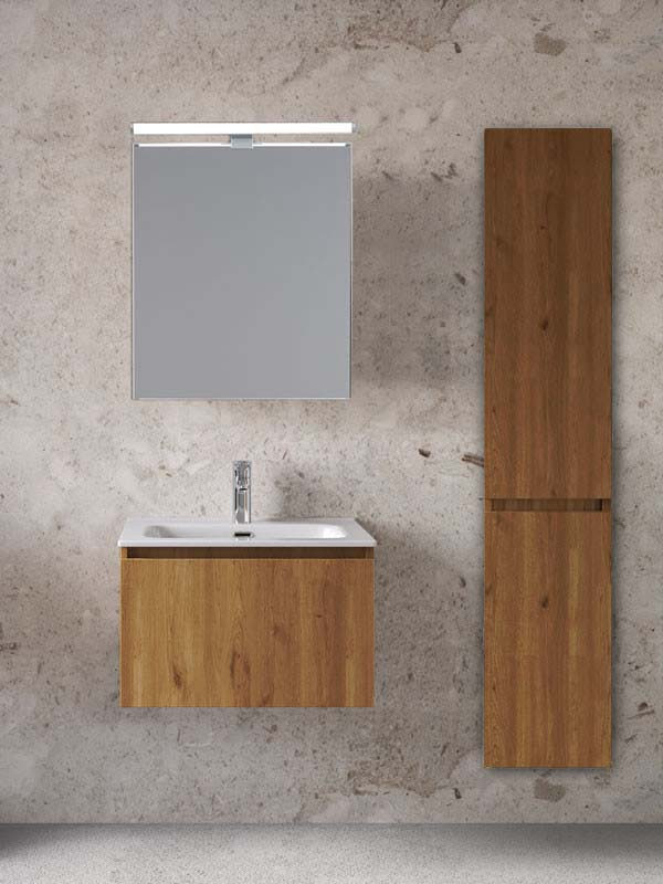 Furnibath Sevilla 60 CWL Walnut Έπιπλο Μπάνιου Μελαμινικό