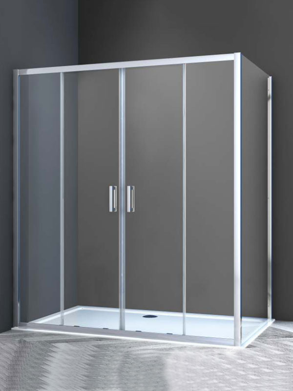 Bronze Art Swift 1/4 + 1F Καμπίνα Ασύμμετρης Ντουζιέρας