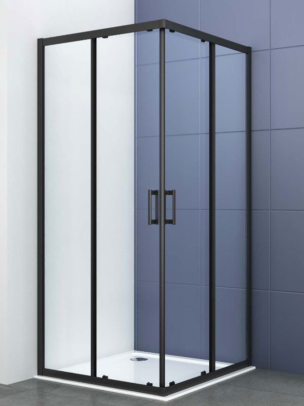 Bronze Art Swift 1A Black Καμπίνα Ασύμμετρης Ντουζιέρας