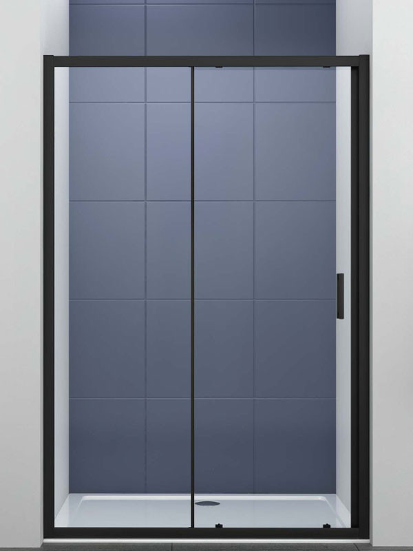 Bronze Art Swift 1S Black Καμπίνα Ντουζιέρας Τοίχο - Τοίχο