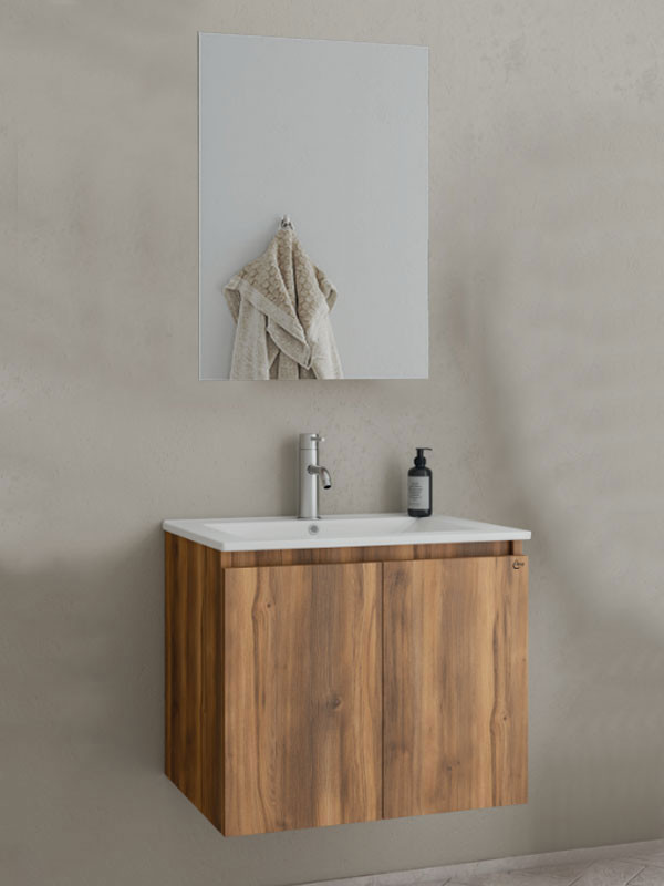 Drop Verona 60 Amber Baroque Oak 5FVRM60BO Έπιπλο Μπάνιου Μελαμινικό