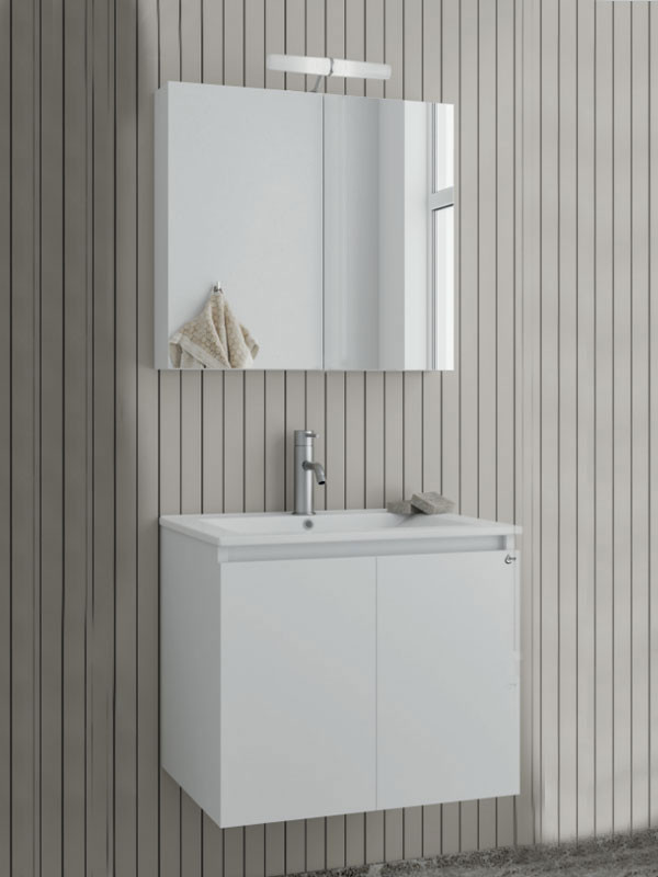 Drop Verona 75 White 5FVR0750WH Έπιπλο Μπάνιου Λευκό