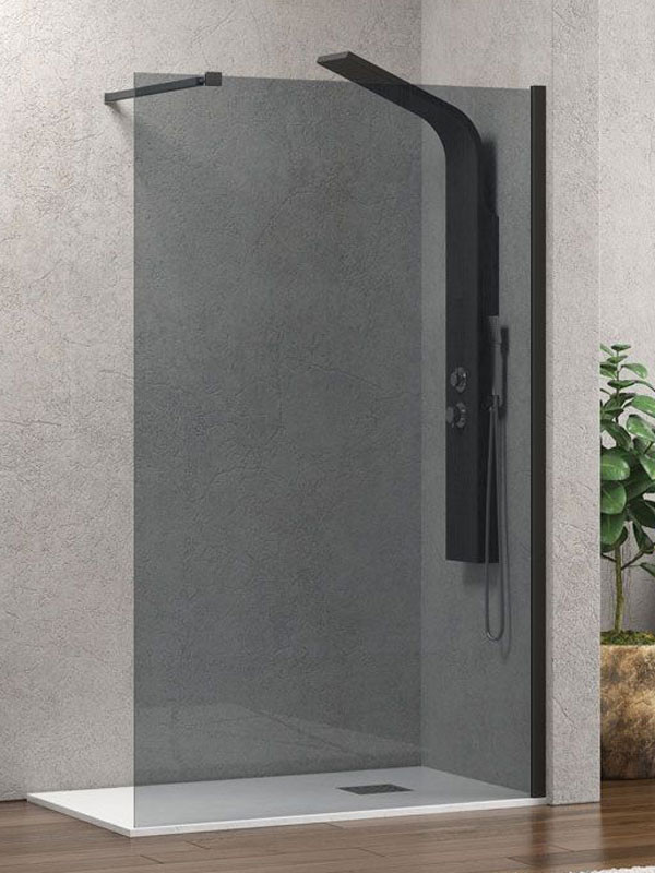 Karag Walkin 1 Black Fume Καμπίνα Παραβάν Ντουζιέρας