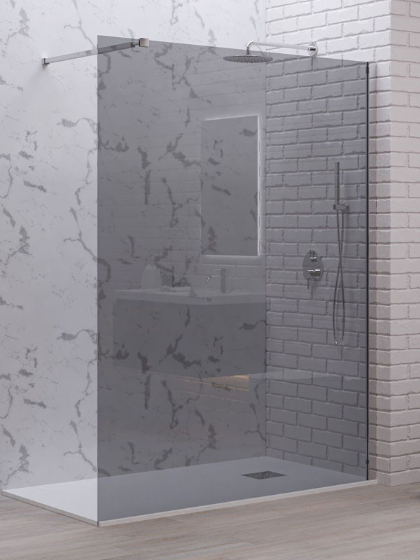 Karag Walkin 1 Chrome Fume Καμπίνα Παραβάν Ντουζιέρας