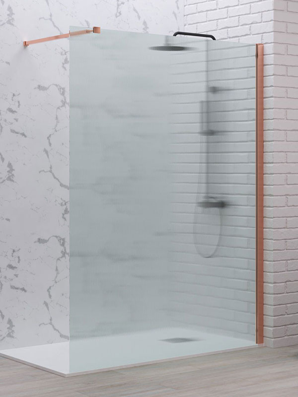 Karag Walkin 1 Rose Gold Flute Καμπίνα Παραβάν Ντουζιέρας