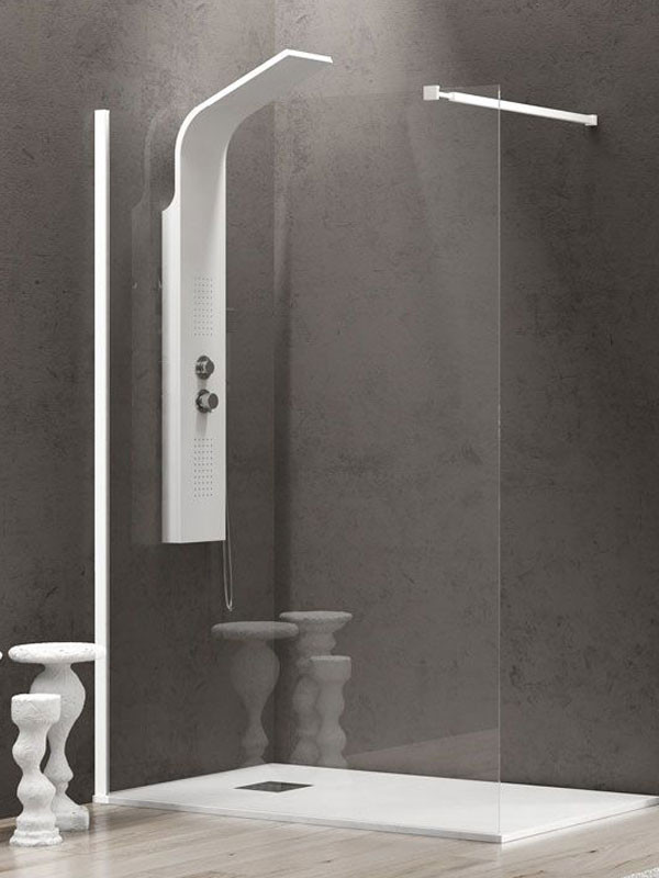 Karag Walkin 1 White Καμπίνα Παραβάν Ντουζιέρας