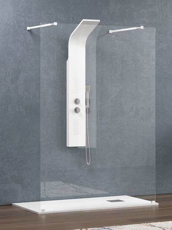 Karag Walkin 3 White Καμπίνα Παραβάν Ντουζιέρας