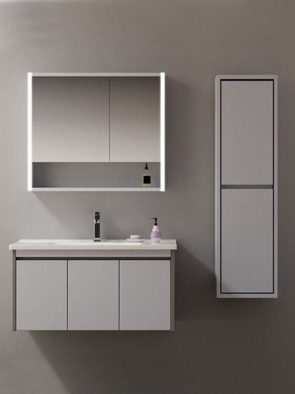 Martin Yvonne 100 Matte Grey Έπιπλο Μπάνιου 