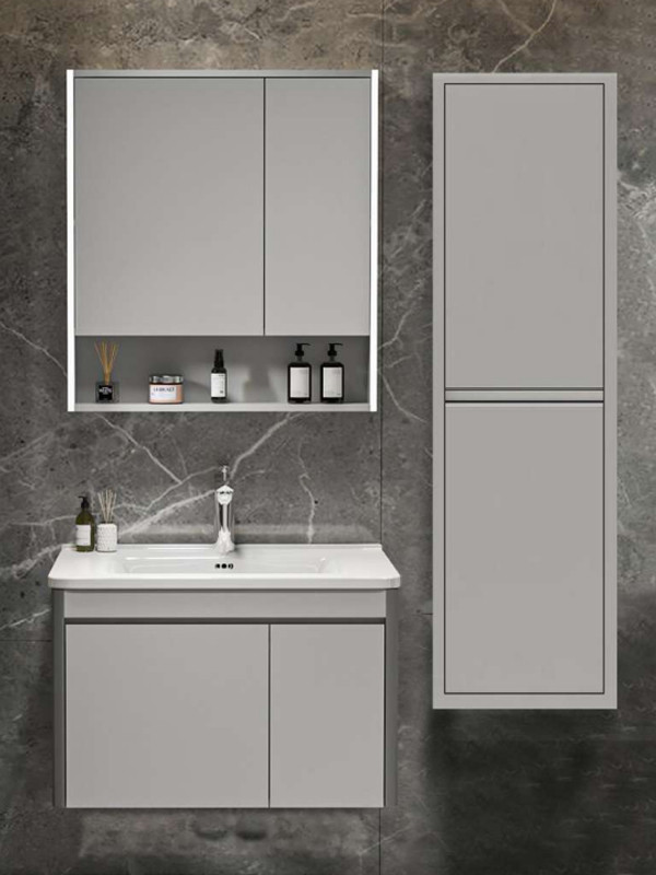 Martin Yvonne 80 Matte Grey Έπιπλο Μπάνιου 