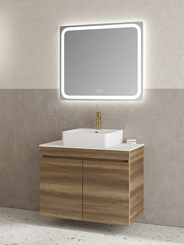 Furnibath Z Έπιπλο 061 Ανάγλυφο Συνθετικό Έπιπλο Μπάνιου Μοντέρνο